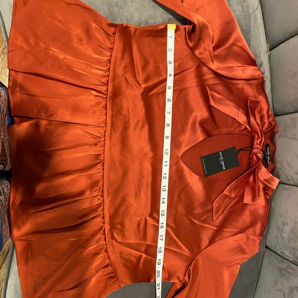 David Lerner NYC Necktie Blouse - Picture 7 of 7